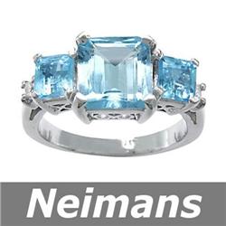 Certified .50 ct Aquamarine & Diamond Earrings 14k Gold