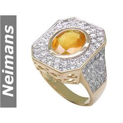 USGL Certified Solid 14kt Gold Designer Stud Earrings