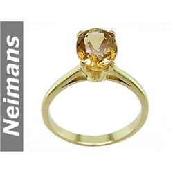 Vintage 1.25 ct Emerald & Diamond Ring 14kt Gold CERT