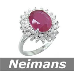 Gem Certified 1.25 ct Tanzanite & Diamond Ring 14K Gold