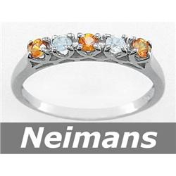 Certified .75 ct Orange Sapphire Stud Earrings 14k Gold