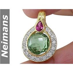 Certified .25 ct Blue Diamond Cocktail Ring 14kt Gold