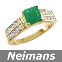 Certified .50 ct Blue Diamond Cocktail Ring 14kt Gold