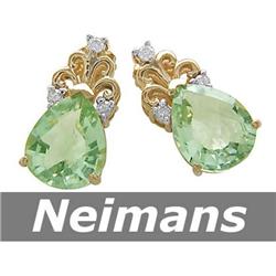 Antique 3.00 ct Orange Sapphire & Diamond Ring 14K Gold