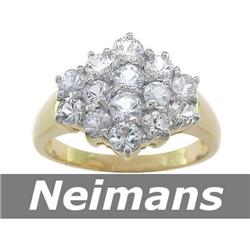 Certified 2.50 ct Blue Diamond Pendant Dog Tag 14K Gold