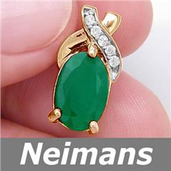 Certified 1.25 ct Tanzanite & White Sapphire Ring 14kt