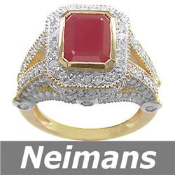 Blazing 2.25 ct Round VS Diamond Eternity Ring 14k Gold