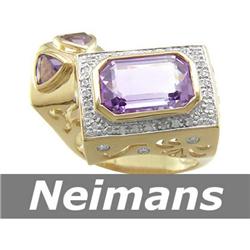Neimans Certified .50 ct Sapphire Pendant 14k Gold USGL