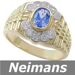 Neimans 1.75 ct Yellow Sapphire & Diamond Pendant 14kt