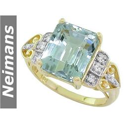 Neimans Certified .25 ct Emerald Stud Earrings 14k Gold