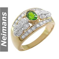 Vintage 7.00 ct Certified Ruby & Diamond Ring 14kt Gold