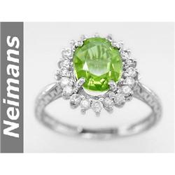 Antique 1.00 ct Certified Sapphire & Diamond Ring 14kt