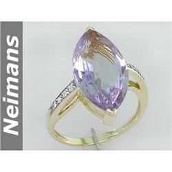 Neimans 1.75 ct Certified Sapphire & Diamond Ring 14kt