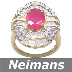 Certified 23.25 ct Green Amethyst & Diamond Pendant 14K