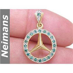 Neimans USGL Certfied .75 ct Gem Sapphire Ring 14k Gold