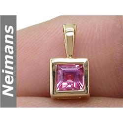 Neimans Certfied .50 ct Aquamarine & Diamond Ring 14kt