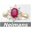 Image 1 : Finest 1.50 ct Burma Ruby & VS Diamond Ring Certified