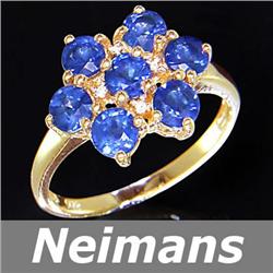 Certified 2.50 ct Aquamarine & Diamond Ring 14kt Gold