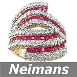 Vintage 1.25 ct Certified Amethyst & Diamond Ring Gold