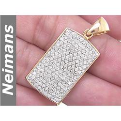 Certified 1.50ct VS-F Diamond Cocktail Pendant 14K Gold