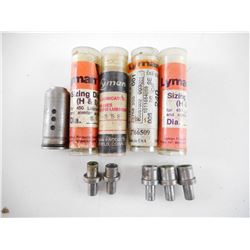LYMAN LUBE SIZER AND TOP PUNCHES