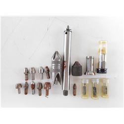 RELOADING TOOLS, NECK REAMERS LOT