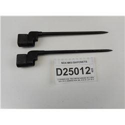 NO4 MKII BAYONETS