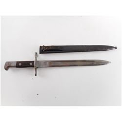 SWISS M1889 BAYONET AND SCABBARD