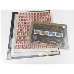 WWII GERMAN AND CANADIAN STAMPS