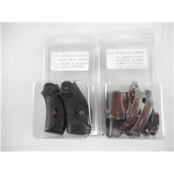 ASSORTED REVOLVER PARTS/GRIPS