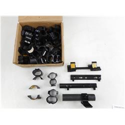 ASSORTED SCOPE RINGS + BASES