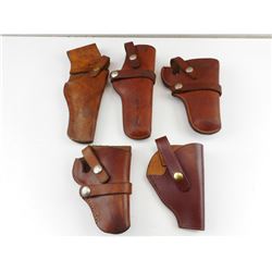 ASSORTED LEATHER HOLSTERS
