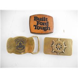 ASSORTED BELT BUCKLES