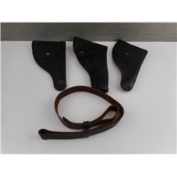 ASSORTED HOLSTER & BELT