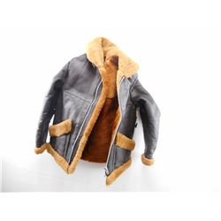 BOMBER STYLE LEATHER COAT