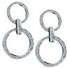 Image 1 : 14k White Gold 1.29CTW Diamond Earrings, (H-I)