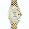 Image 2 : Rolex Mens 2 Tone MOP Diamond Lugs 36MM Datejust Wristwatch