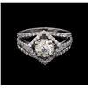 Image 2 : 2.97 ctw Diamond Ring - 14KT White Gold