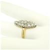 Image 4 : Platinum & 14k Yellow Gold Old Rose Cut Diamond Marquise Ring
