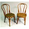 Image 1 : A PAIR OF OAK BENTWOOD SIDE CHAIRS