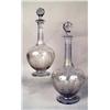 Image 1 : A PAIR OF UNMARKED BACCARAT CUT GLASS D