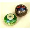 Image 1 : TWO LUNDBERG STUDIO GLASS PAPERWEIGHTS