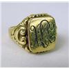 Image 1 : A GENTLEMAN`S UNMARKED GOLD SIGNET RING