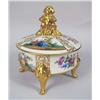 Image 2 : A PORCELAIN POLYCHROME PARCEL GILT DECO