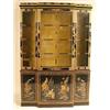 Image 1 : A BLACK LACQUERED, PARCEL GILT, AND CHI