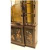 Image 2 : A BLACK LACQUERED, PARCEL GILT, AND CHI