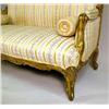 Image 2 : A LOUIS XV STYLE CARVED GILTWOOD SETTEE