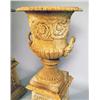 Image 3 : A PAIR OF CAST IRON GARDEN URNS