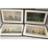 Image 1 : A SET OF FOUR AQUATINT NAVAL PRINTS IN 