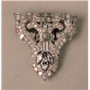 Image 1 : A PLATINUM AND DIAMOND ART DECO DRESS C